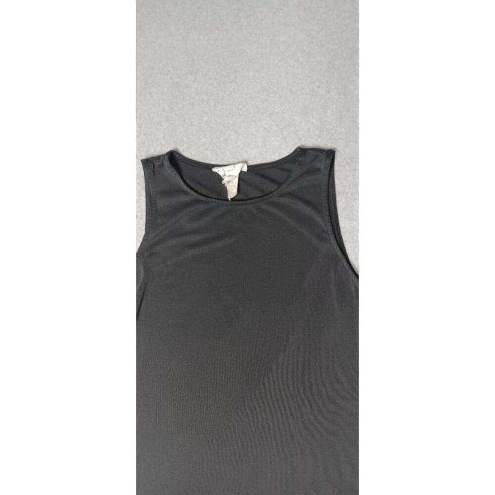Sadie And Sage Sleeveless Tsnk Top Womens Size Small Black Slits Up The Sides - Picture 4 of 9